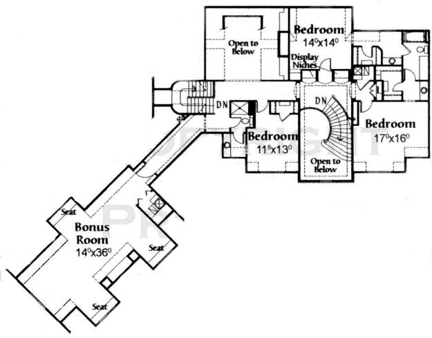 upper floor house blueprint