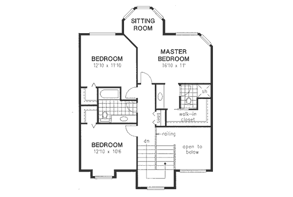 upper floor house blueprint