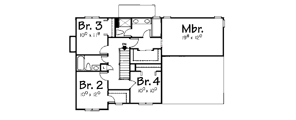 upper floor house blueprint