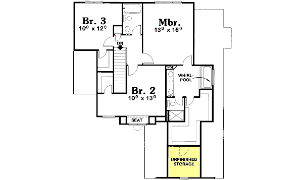 upper floor house blueprint