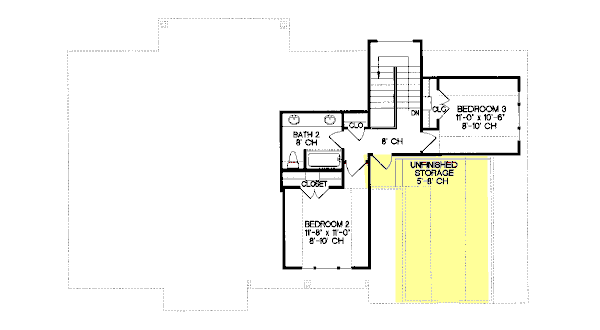 upper floor house blueprint