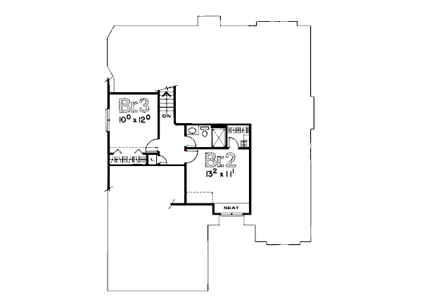 upper floor house blueprint
