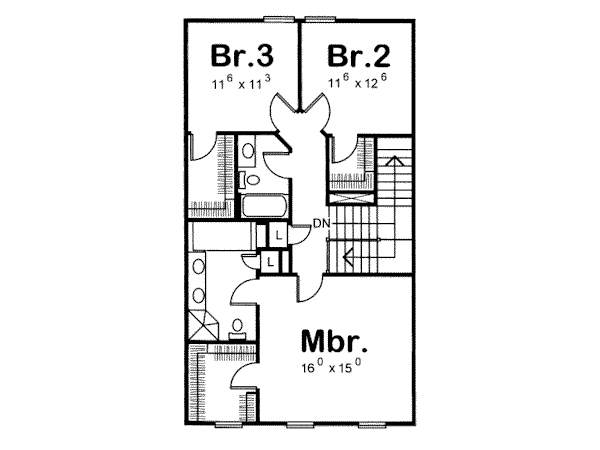 upper floor house blueprint