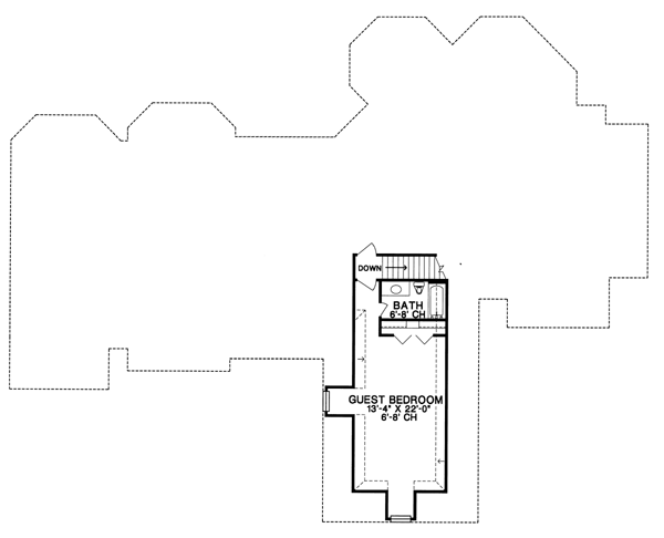 upper floor house blueprint
