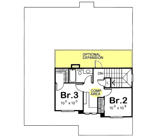 upper floor house blueprint