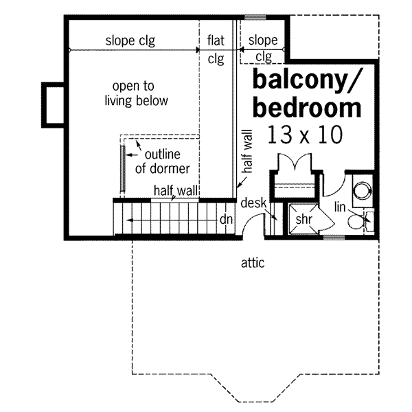 upper floor house blueprint
