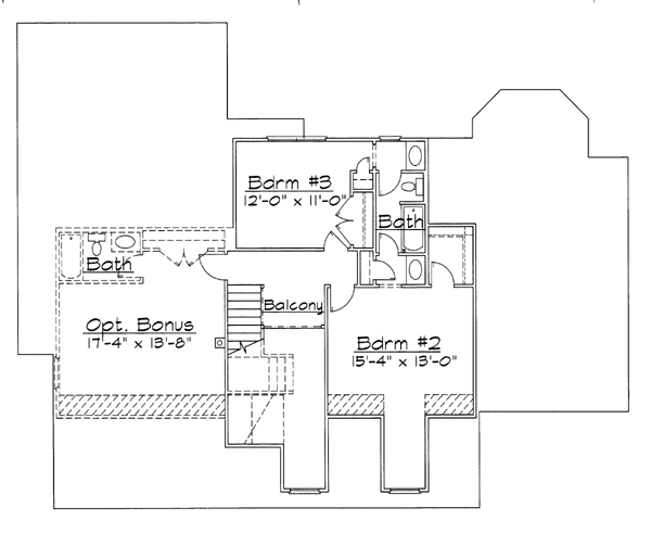 upper floor house blueprint