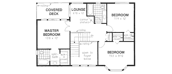 upper floor house blueprint
