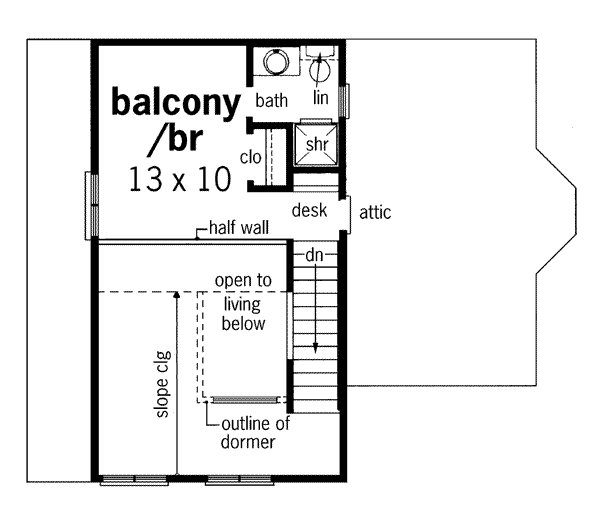 upper floor house blueprint