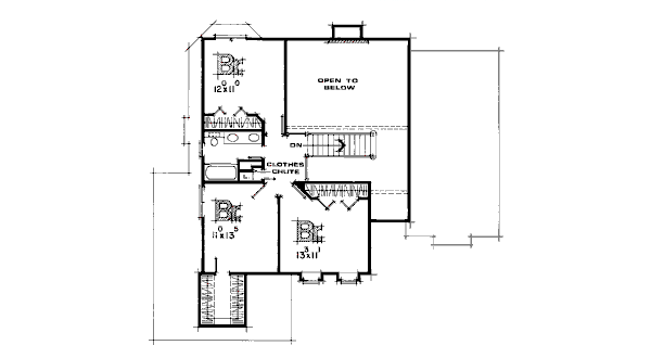 upper floor house blueprint