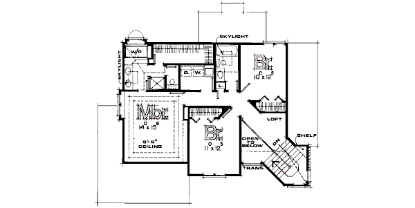 upper floor house blueprint