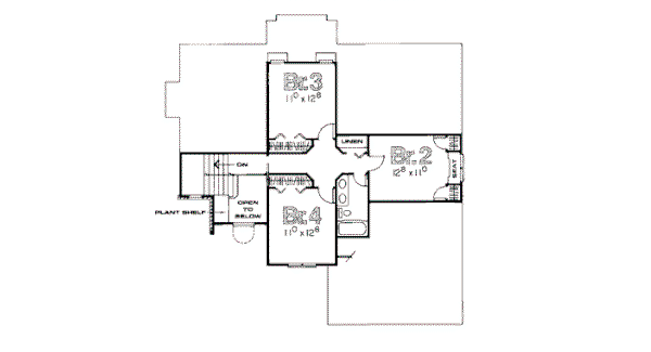 upper floor house blueprint