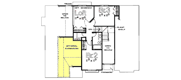 upper floor house blueprint