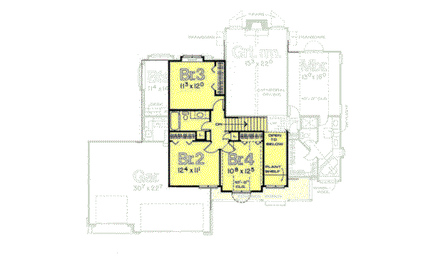 upper floor house blueprint