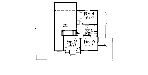 upper floor house blueprint