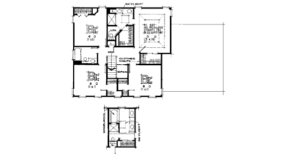 upper floor house blueprint