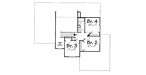 upper floor house blueprint
