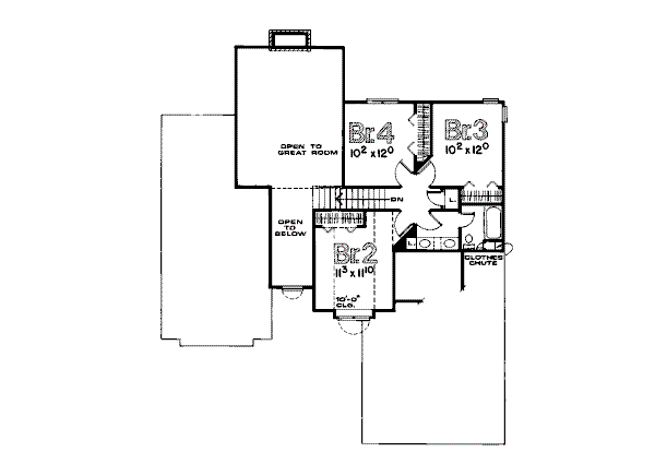 upper floor house blueprint