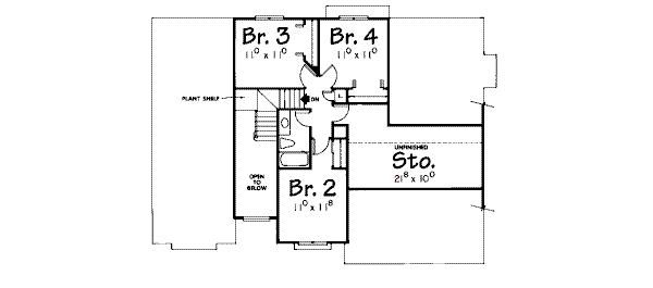 upper floor house blueprint