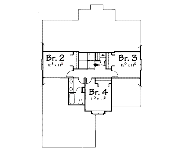 upper floor house blueprint