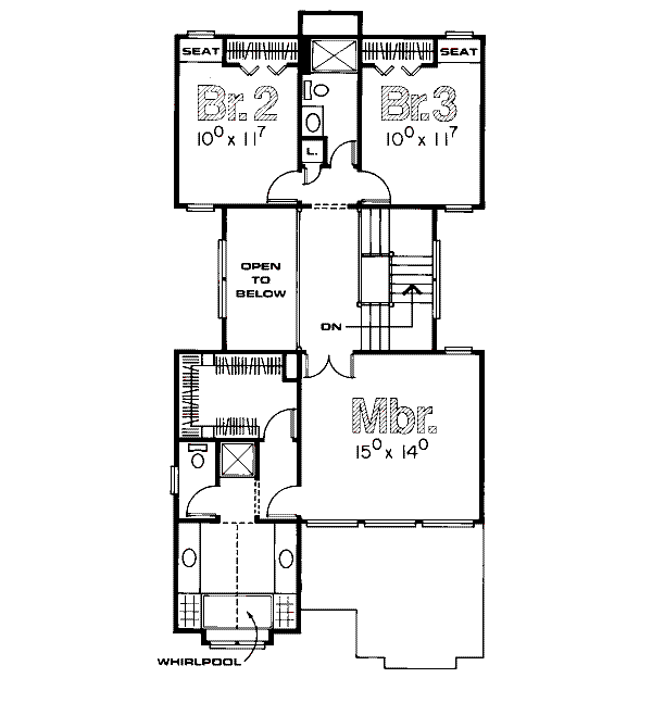 upper floor house blueprint