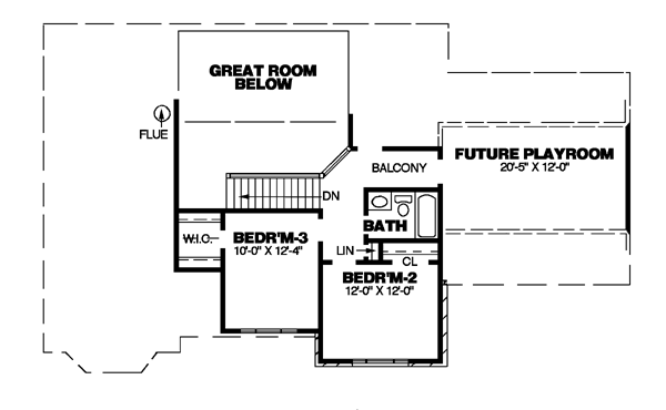 upper floor house blueprint