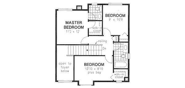 upper floor house blueprint