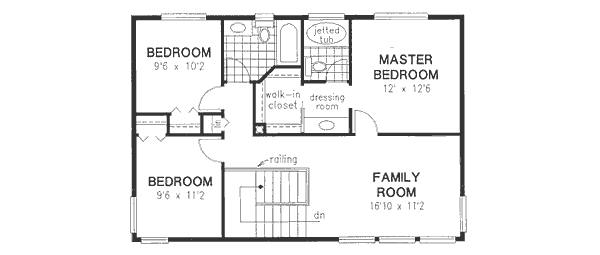 upper floor house blueprint