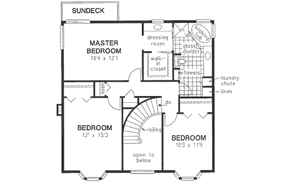upper floor house blueprint