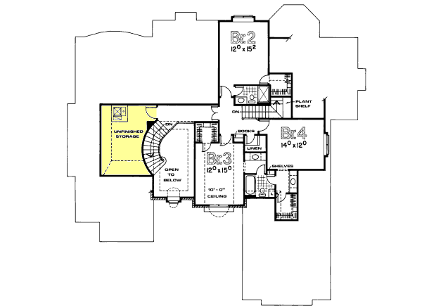upper floor house blueprint