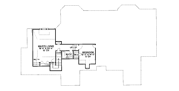 upper floor house blueprint