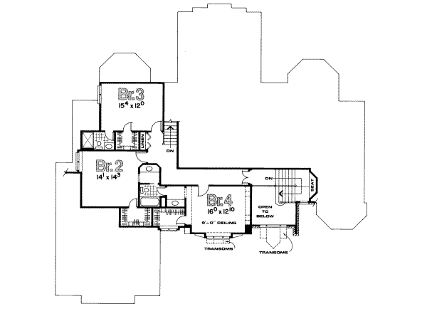 upper floor house blueprint