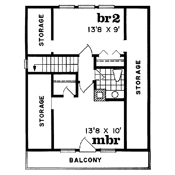 upper floor house blueprint