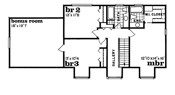 upper floor house blueprint