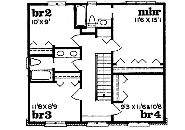 upper floor house blueprint