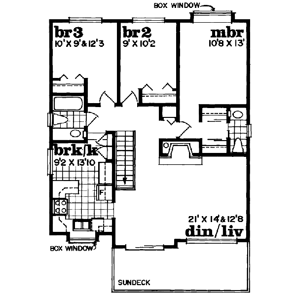 upper floor house blueprint