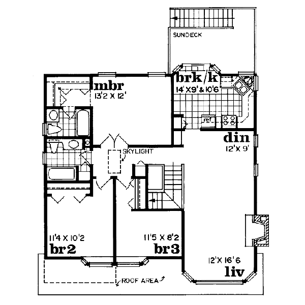 upper floor house blueprint