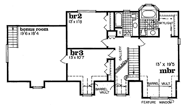 upper floor house blueprint