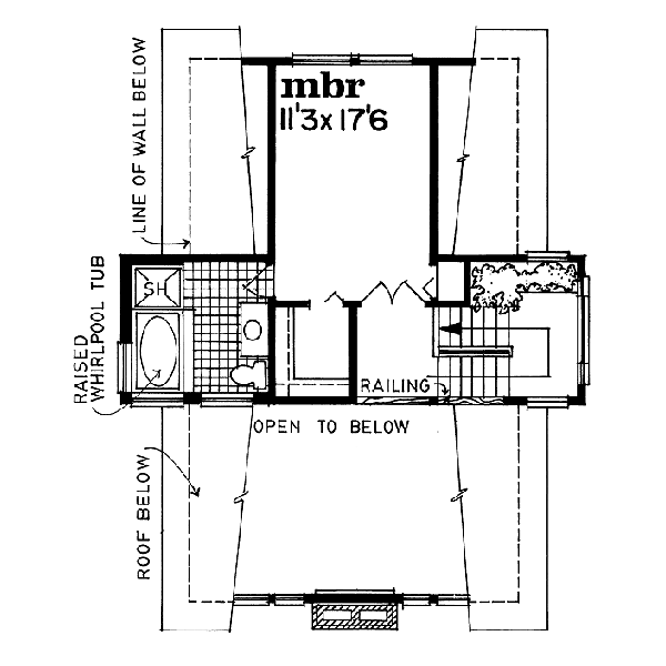 upper floor house blueprint