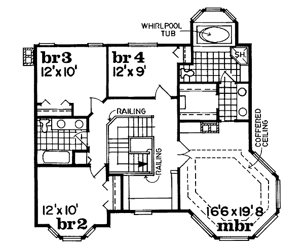 upper floor house blueprint