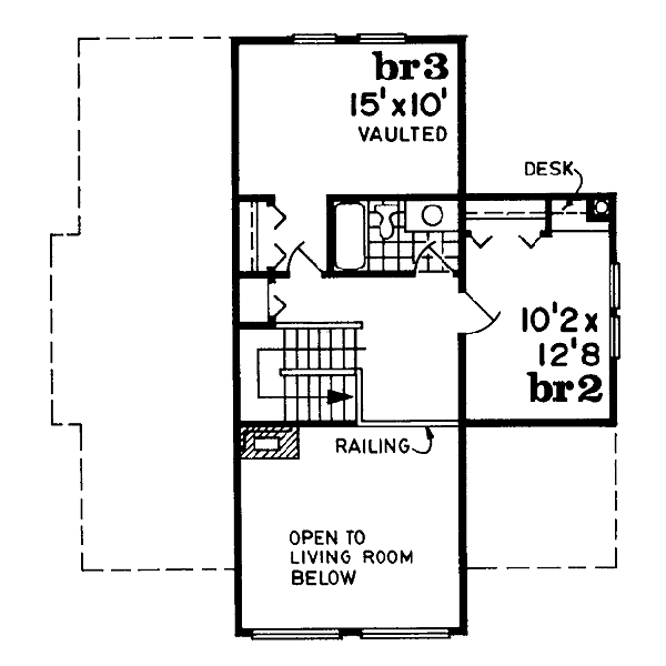 upper floor house blueprint