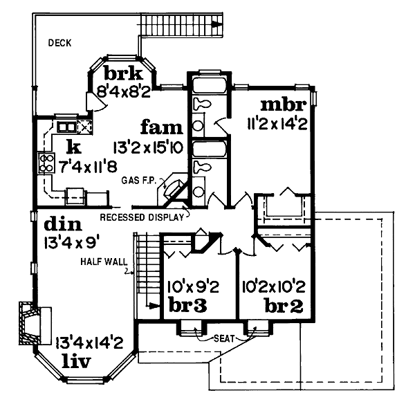 upper floor house blueprint