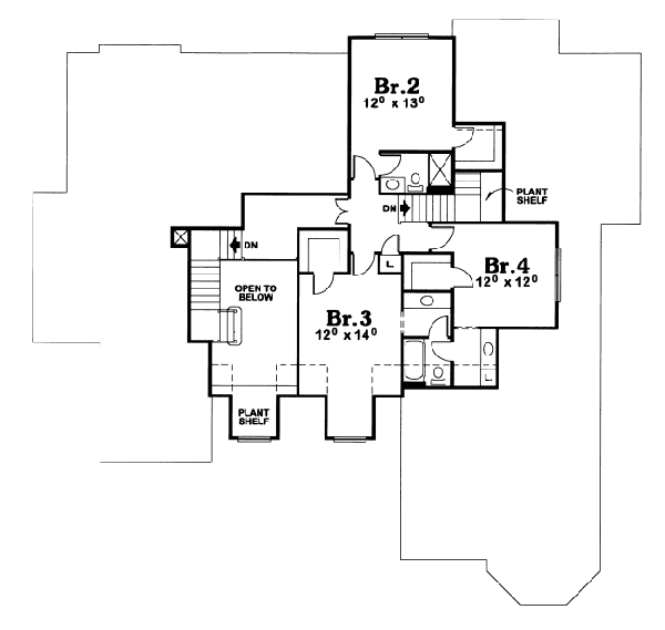 upper floor house blueprint