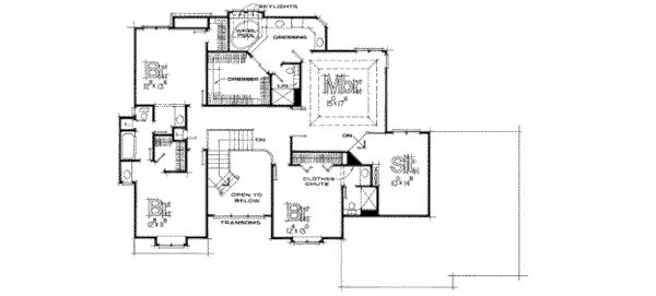 upper floor house blueprint