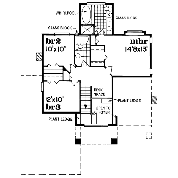 upper floor house blueprint