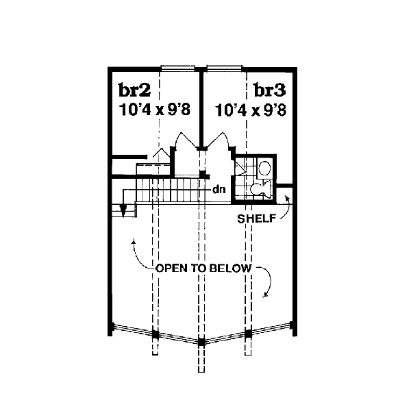 upper floor house blueprint