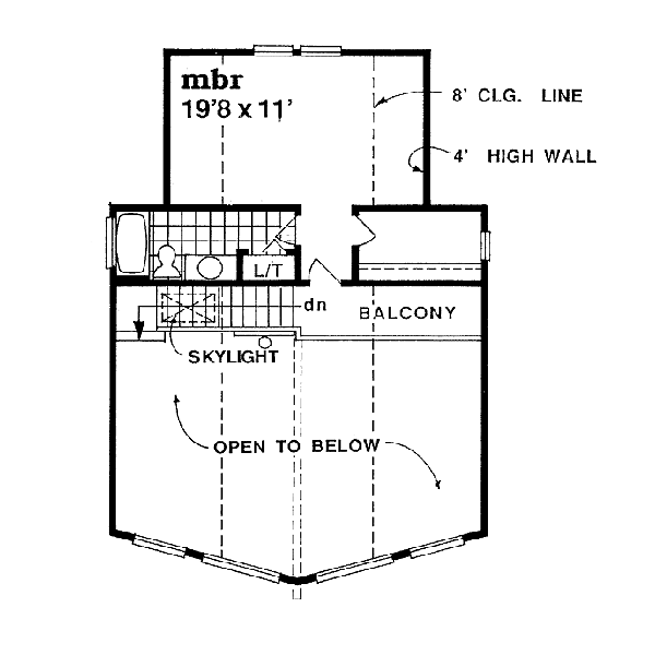 upper floor house blueprint