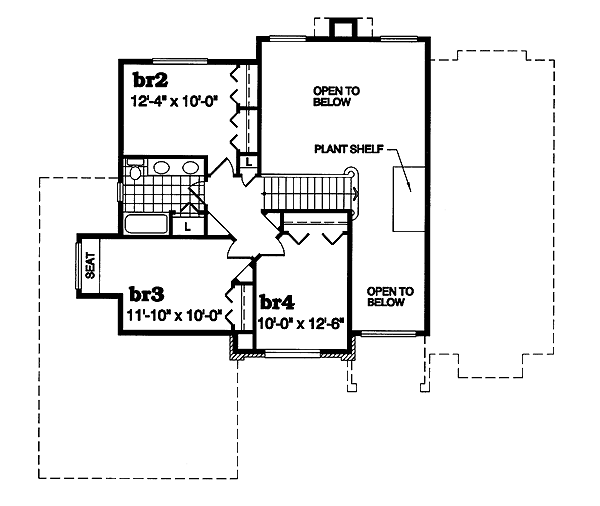 upper floor house blueprint