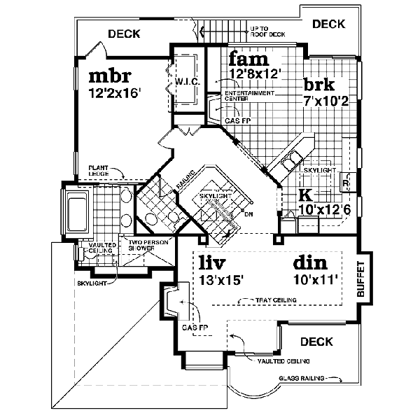 upper floor house blueprint