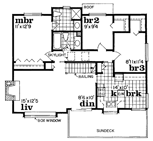 upper floor house blueprint